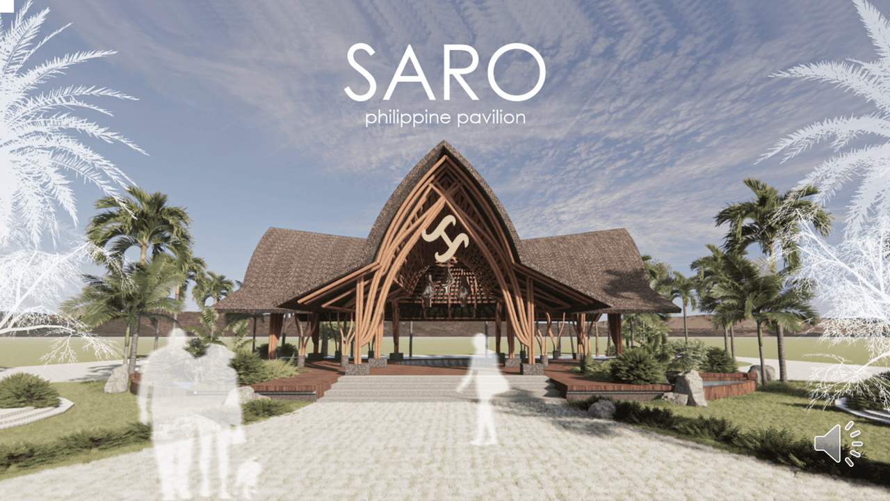 Saro — pavilion concept perspective view